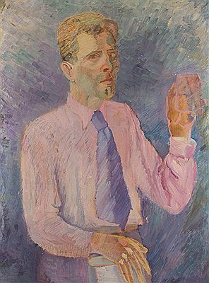 Self-Portrait in Pink