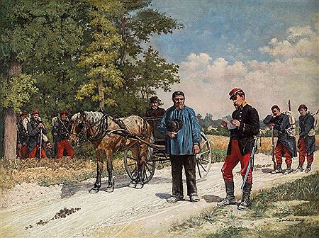 At the Crossroad by Achille Jean Theodore Brail - Auction record, sale price, and art valuation. Compare with similar artists and explore comparable artworks.