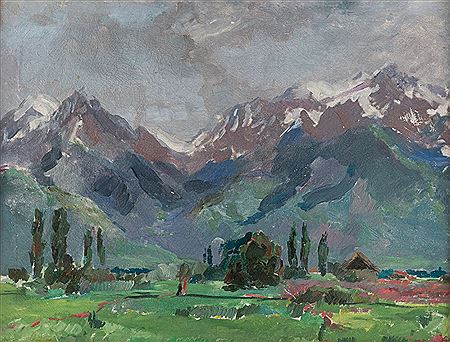 Sample artwork by Baki Idrisovich Urmanche (1897 - 1990), known for painting - View similar artists and auction records
