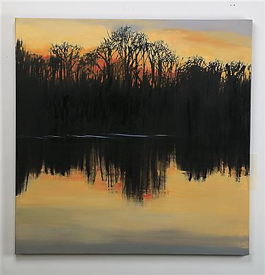 River Sunset by Megan Lightell - Auction record, sale price, and art valuation. Compare with similar artists and explore comparable artworks.