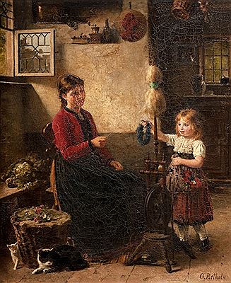Spinning wool