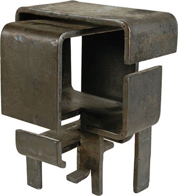 Kleine C-Figur by Bernhard Luginbuhl - Auction record, sale price, and art valuation. Compare with similar artists and explore comparable artworks.
