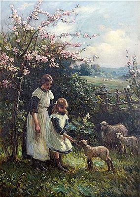'The First of May' by Ernest Higgins Rigg - Auction record, sale price, and art valuation. Compare with similar artists and explore comparable artworks.