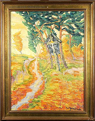 Le Calvaire by Edouard War van Overstraeten - Auction record, sale price, and art valuation. Compare with similar artists and explore comparable artworks.