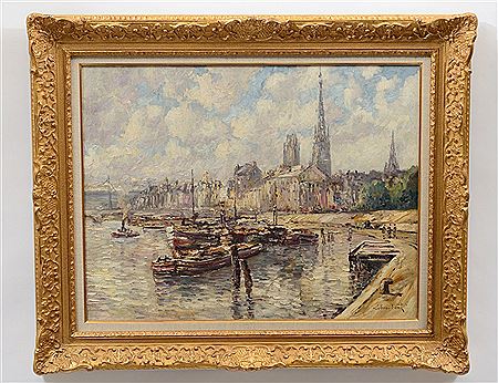 On the Banks of the Seine in Rouen”.