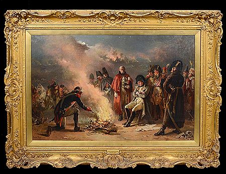 "After the Battle of Leipsic" by Laslett John Pott - Auction record, sale price, and art valuation. Compare with similar artists and explore comparable artworks.