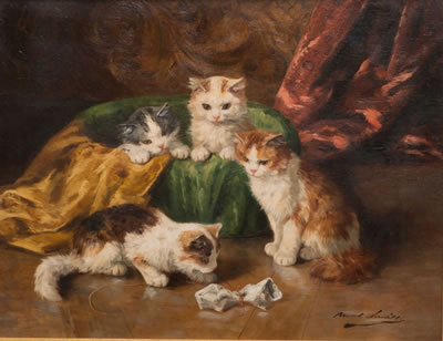 KITTENS AT PLAY
