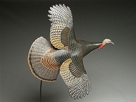 2/3 size flying turkey