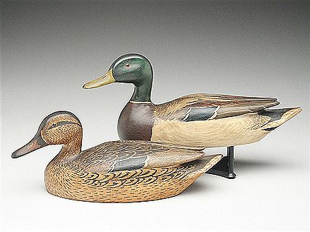 Rare "heavy body" style mallards (2) by Horace Crandall - Auction record, sale price, and art valuation. Compare with similar artists and explore comparable artworks.