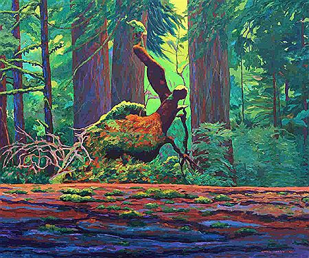 THE ANGEL OF CATHEDRAL GROVE by Cheryl Chartier - Auction record, sale price, and art valuation. Compare with similar artists and explore comparable artworks.