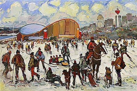 CALGARY DEVANT LE SADDLEDOME