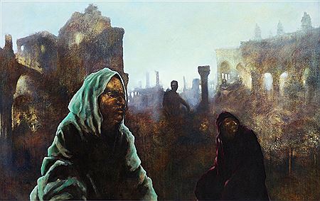 Sample artwork by Michael Burns (Born 1954), known for painting - View similar artists and auction records