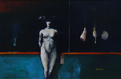 Sample artwork by Oscar Bernal (Born 1945), known for paintings - View similar artists and auction records