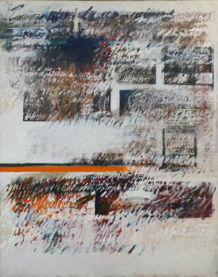 "Paragraph in Blue and Orange"