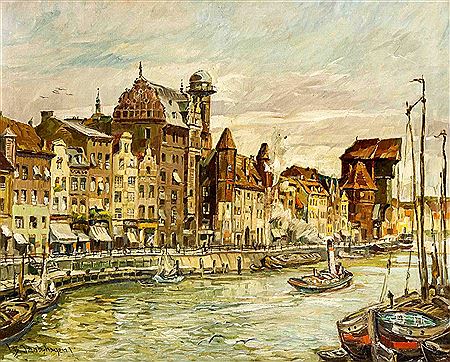 Port in Gdansk Crane by Betty Jacobshagen-Binder - Auction record, sale price, and art valuation. Compare with similar artists and explore comparable artworks.