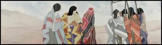 Ready to Raise the Centre Pole by Irene Klar - Auction record, sale price, and art valuation. Compare with similar artists and explore comparable artworks.
