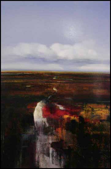 Steam Through a Field in Spring