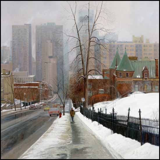 A Moody Winter Day by Andris Leimanis - Auction record, sale price, and art valuation. Compare with similar artists and explore comparable artworks.