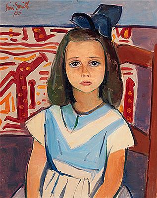 Girl with Ribbon Bow