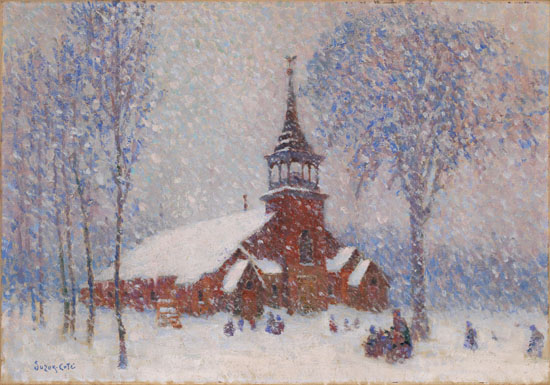Sample artwork by Marc-Aurele de Foy Suzor-Cote (1869 - 1937), known for landscape and still-life painting, figure sculpture - View similar artists and auction records