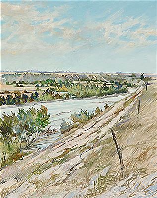 The Elbow River Southeast of Calgary