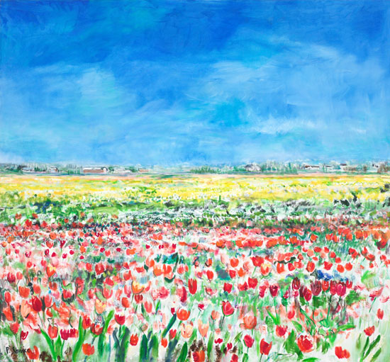 Early Tulip Field