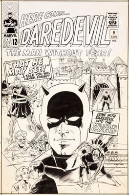 Wally Wood Daredevil #9 Cover Original Art (Marvel, 1965) by Wally Wood - Auction record, sale price, and art valuation. Compare with similar artists and explore comparable artworks.