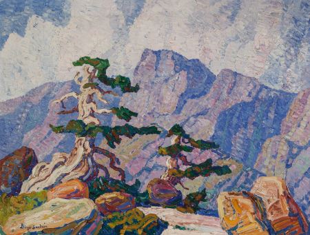 "Near the Timberline, Rocky Mountains, Colorado"