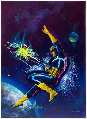 Ken Barr Marvel Preview #11 Cover Star-Lord Original Art (Marvel, 1977) by Ken Barr - Auction record, sale price, and art valuation. Compare with similar artists and explore comparable artworks.