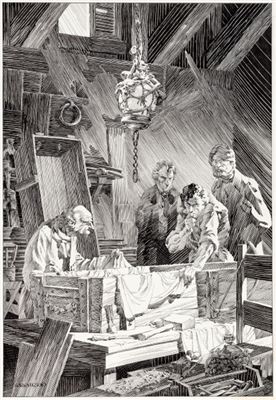 Bernie Wrightson Frankenstein Page 154 Illustration Original Art (1976)