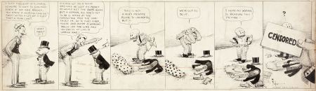 Bud Fisher Mutt and Jeff Daily Comic Strip Original Art dated 5-25-16 (H. C. Fisher, 1916) by Bud (Harry Conway) Fisher - Auction record, sale price, and art valuation. Compare with similar artists and explore comparable artworks.