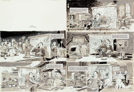 George Woodbridge MAD Magazine #34 Complete 2-Page Story Original Art (EC, 1957)
