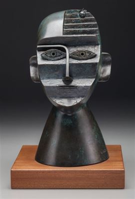 Sample artwork by Don Edelman (1925 - 2011), known for painting and sculpture - View similar artists and auction records