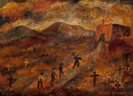 Pentinente Procession by Alfred Gwynne Morang - Auction record, sale price, and art valuation. Compare with similar artists and explore comparable artworks.