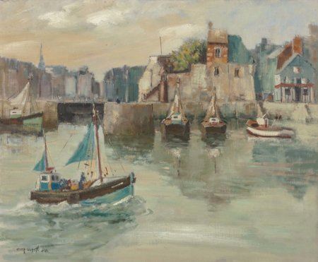 Return to the Docks, 1988 by Jean Claude Quinette - Auction record, sale price, and art valuation. Compare with similar artists and explore comparable artworks.