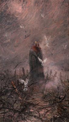 George Pratt Enemy Ace: War Idyll Second Printing Cover Painting Original Art (DC, 1991)