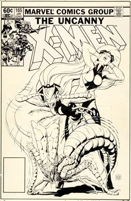 Paul Smith Uncanny X-Men #165 Cover Storm Original Art (Marvel, 1983)