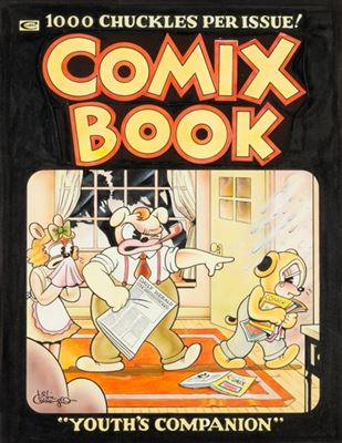 Leslie Cabarga Comix Book #4 Cover Original Art (Kitchen Sink, 1976) by Leslie Cabarga - Auction record, sale price, and art valuation. Compare with similar artists and explore comparable artworks.