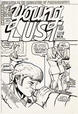 Bill Griffith Young Lust #3 Cover Original Art (Last Gasp, 1972)