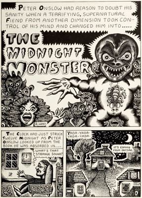 Sample artwork by Rory Hayes (1949 - 1983), known for underground comics - View similar artists and auction records