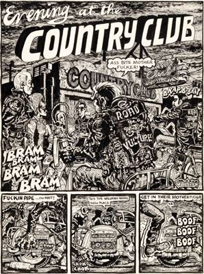 Sample artwork by Spain Rodriguez (1940 - 2012), known for cartoons, underground comics - View similar artists and auction records