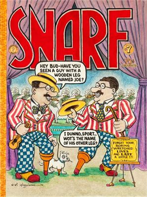 Art Spiegelman Snarf #7 Cover Original Art (Kitchen Sink, 1977)