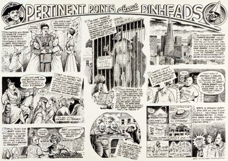 Bill Griffith Yow #1 Complete 2-Page Story Original Art (Last Gasp, 1978)