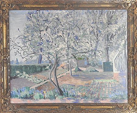 A Kitchen Garden by Thalia Westcott Malcom - Auction record, sale price, and art valuation. Compare with similar artists and explore comparable artworks.