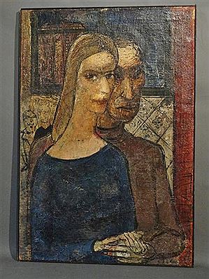 Couple by Andre Blank - Auction record, sale price, and art valuation. Compare with similar artists and explore comparable artworks.