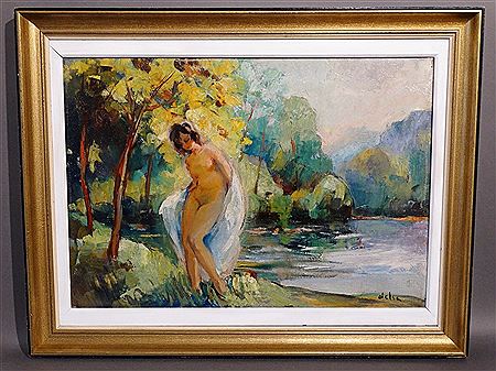 "Le bain"