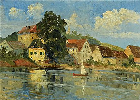 Sample artwork by Ludwig von Andok (1890 - 1981), known for painting - View similar artists and auction records