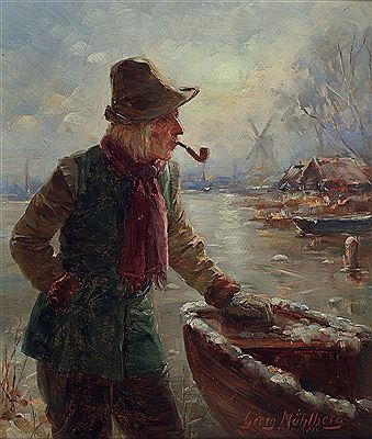 Sample artwork by Georg Muhlberg (1839 - 1925), known for painting - View similar artists and auction records