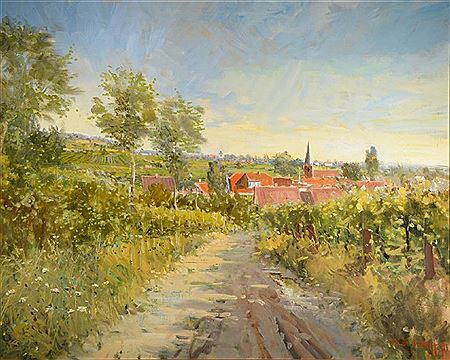 Sample artwork by Karl August Wolff (Born 1938), known for painting - View similar artists and auction records