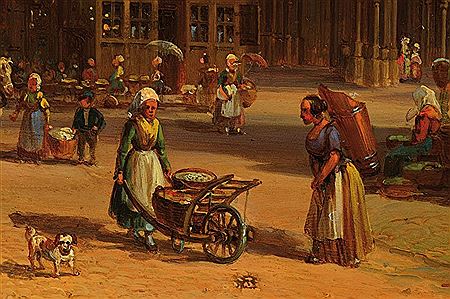 The Virgin Mary or the Frauenkirche in the market at Nurmerberg